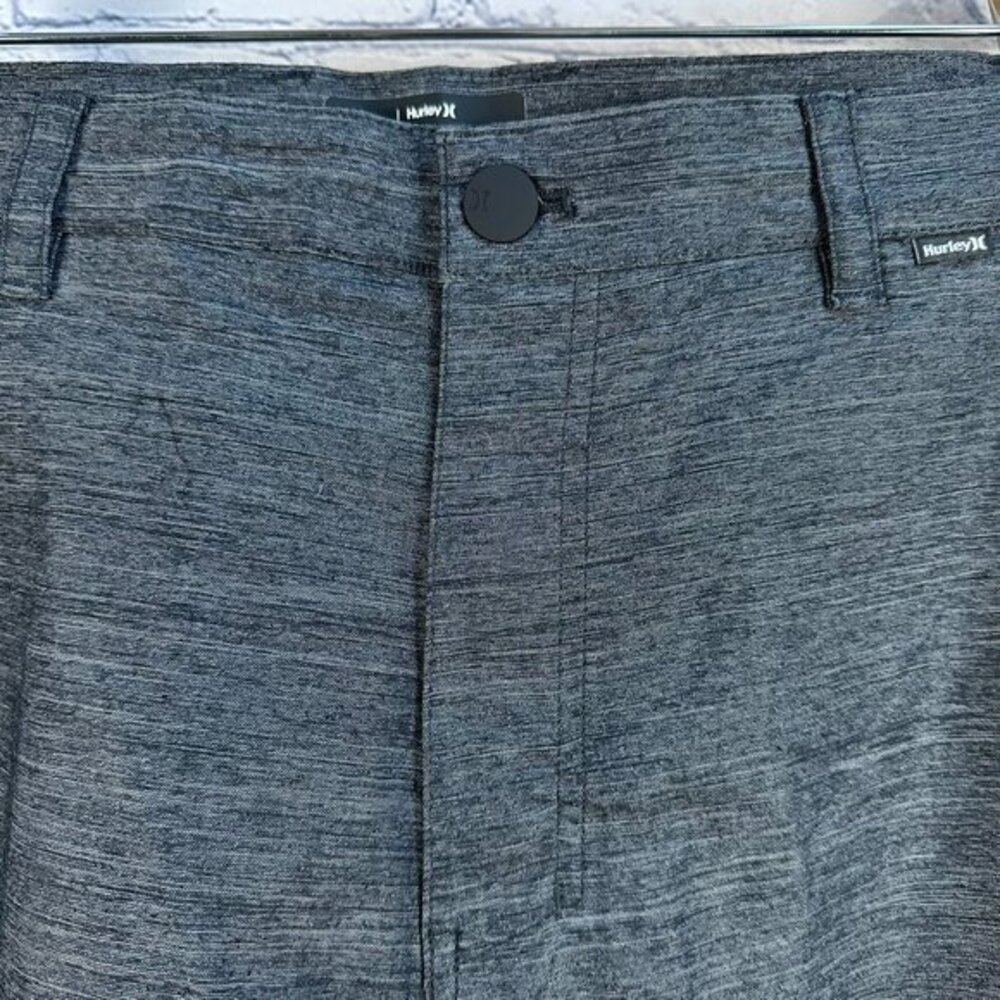Hurley Men's H2O Dri Breathe 19" Outseam Hybrid Swim Board WalkShorts, Black - Picture 5 of 13